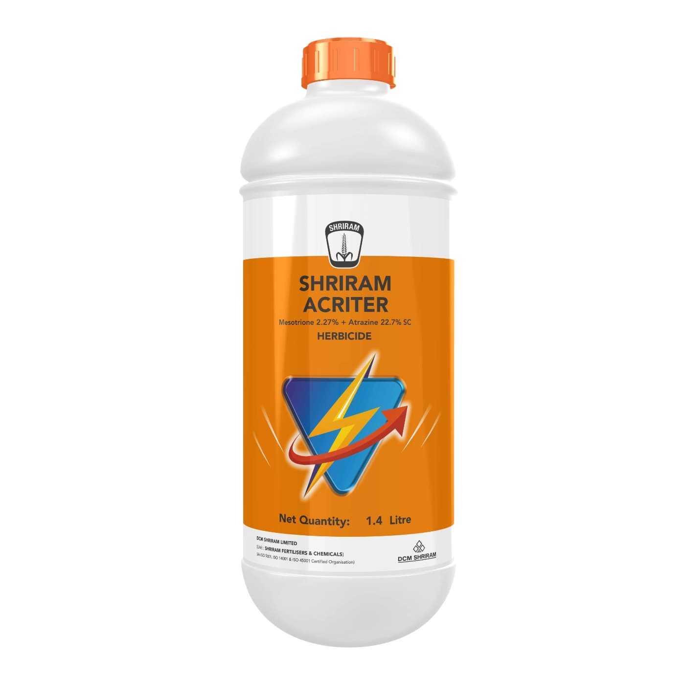 Shriram ACRITER Mesotrione 2.27% + Atrazine 22.7% SC Herbicide, Efficient Weed Control In Maize Crop - Image 1