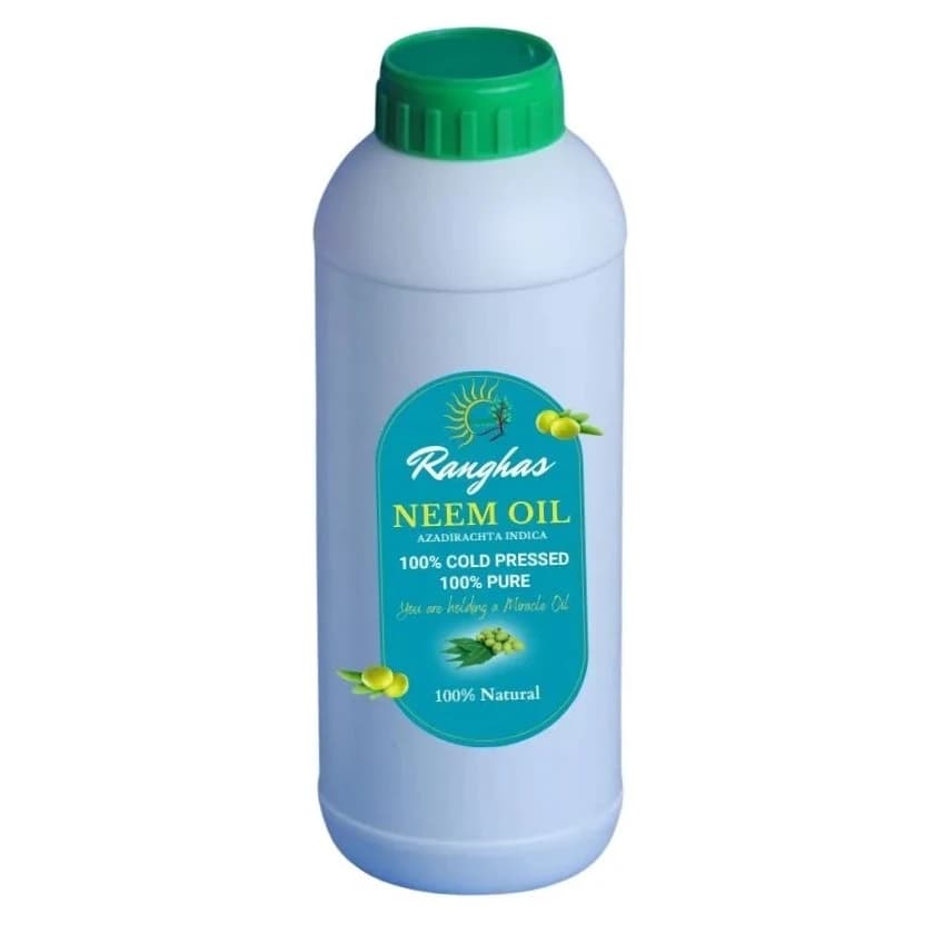 Ranghas Cold-Pressed Neem Oil 300 PPM, Natural Pest Control, Antifungal & Antibacterial - Image 1