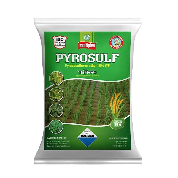 Multiplex Pyrosulf Pyrazosulfuron Ethyl 10% WP Herbicide, Pre-Emergent Weed Control - Image 1