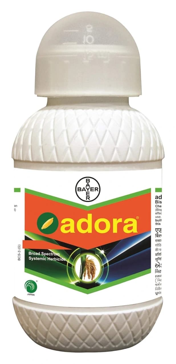 Bayer Adora Bispyribac Sodium 10% SC Herbicide, Broad Spectrum Post-Emergent Herbicide, Use For Rice - Image 1