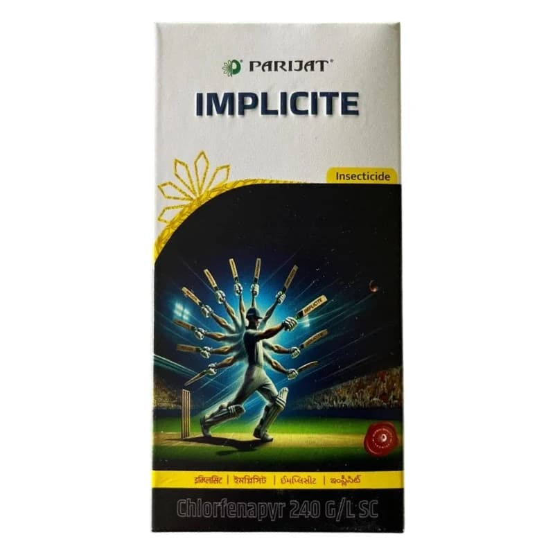Parijat IMPLICITE Chlorfenapyr 240 GL SC Insecticide, Dual Mode of Action, Broad Spectrum Control - Image 1