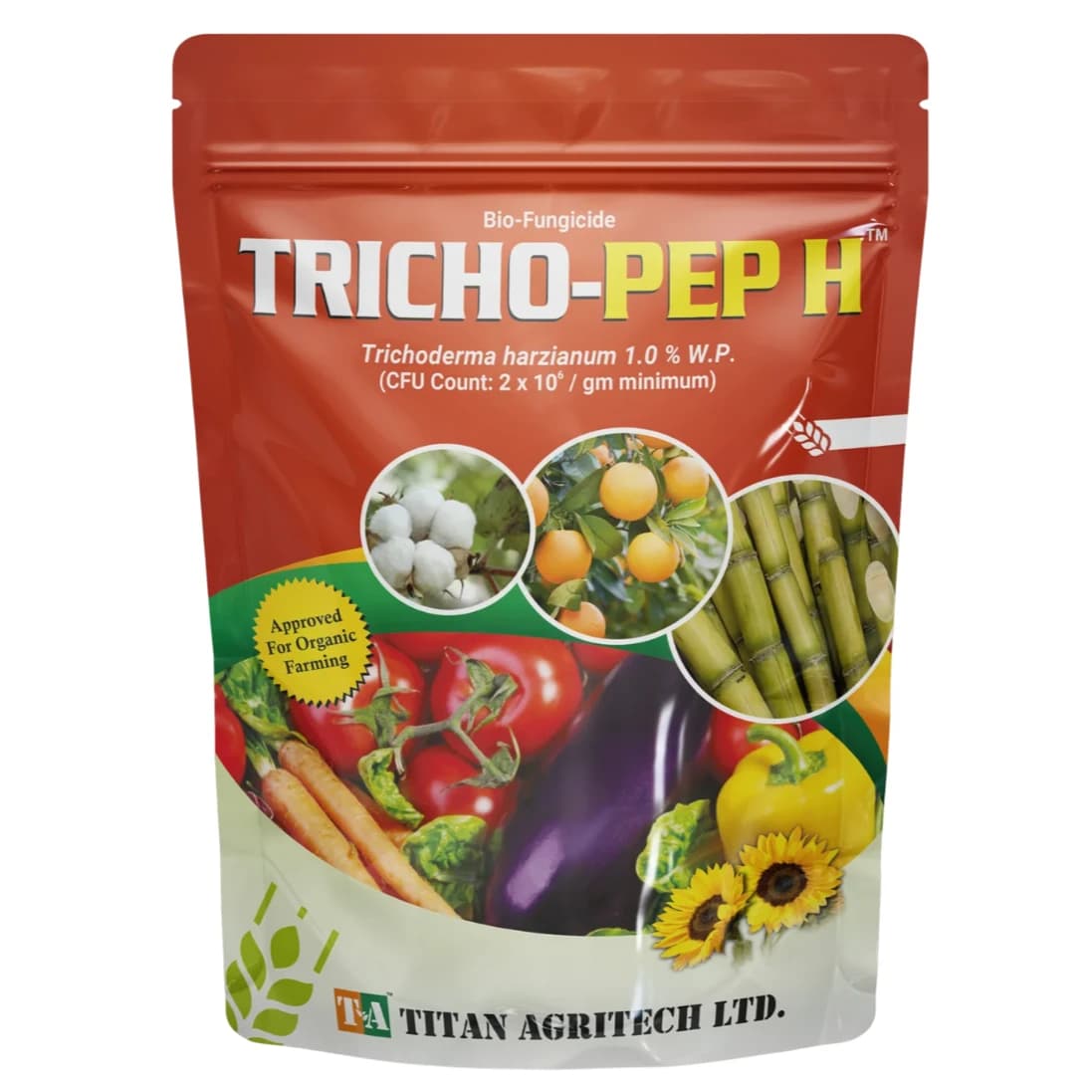 Titan Agritech TRICHO-PEP H Trichoderma Harzianum Fertilizer, Vegetable Plants & Home Garden - Image 1