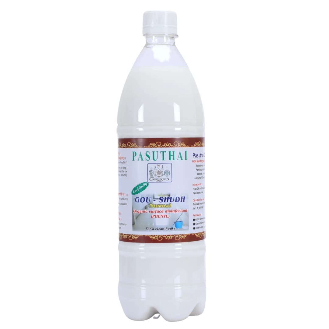 Pasuthai Floor Cleaner Phenyl (Normal), Chemical Free, Kills 99.9% Germs, Antibacterial, Suitable for All Floors, Tiles, Marble, Concrete Surface