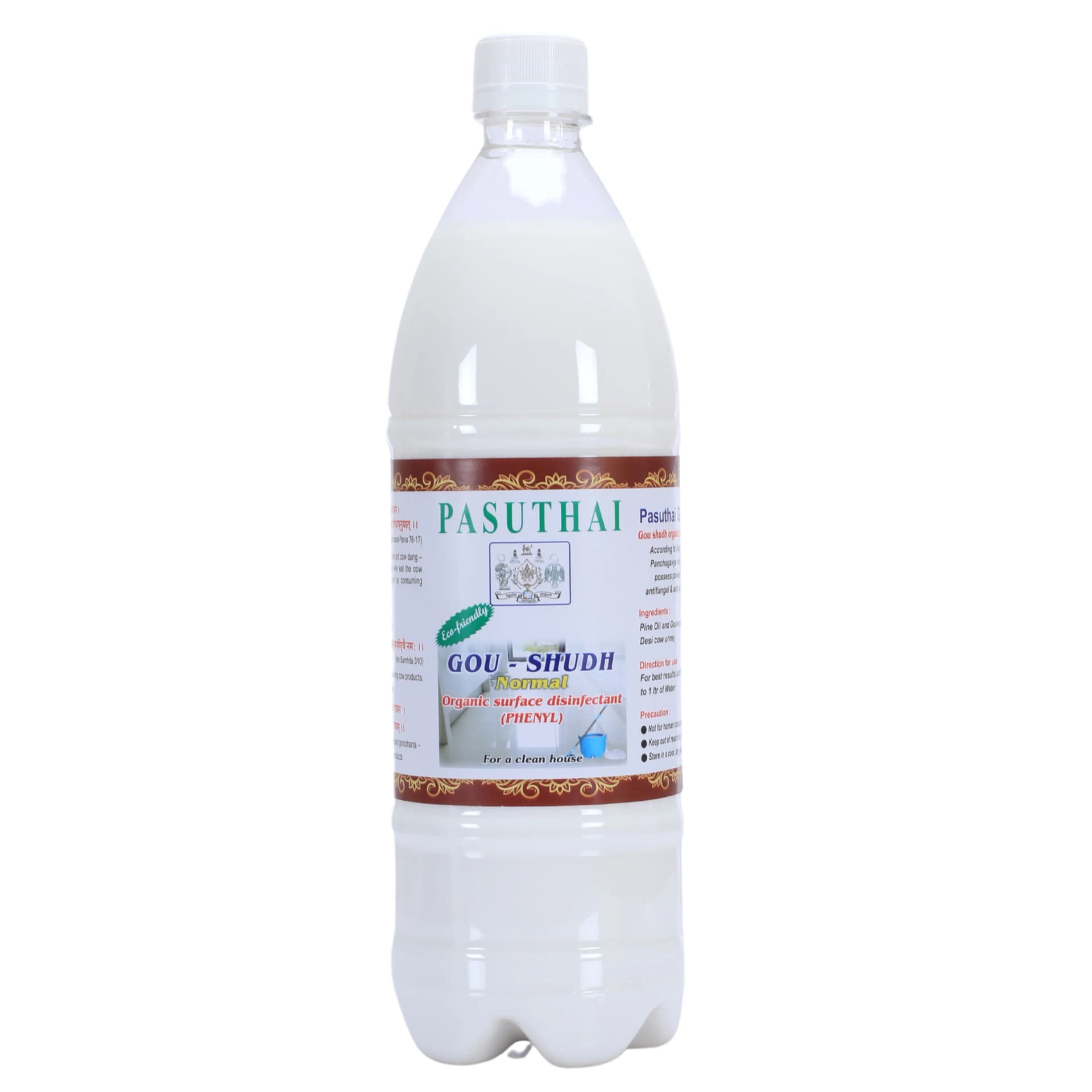Pasuthai Floor Cleaner Phenyl (Normal), Chemical Free, Kills 99.9% Germs, Antibacterial, Suitable for All Floors, Tiles, Marble, Concrete Surface - Image 1