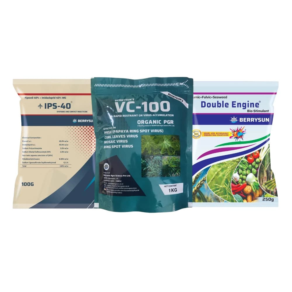 VC-100 IPS Combo Green for 200 Ltr Spray. Best Control on Virus in Chilli & Capsicum. Not Applicable with Fungicides - Image 2