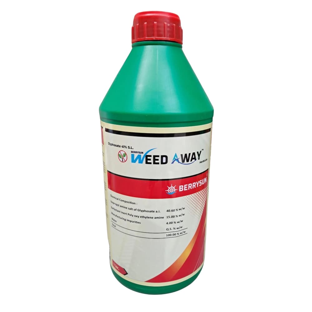 Berrysun WeedAway Glyphosate 41% SL Herbicide, Non-Selective For All Types Of Weeds In Crops - Image 1