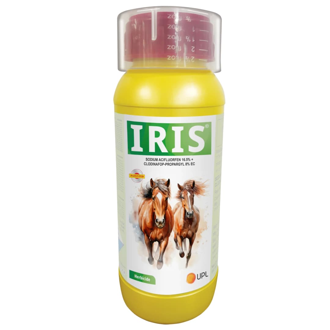 UPL Iris (Sodium Aceflourofen 16.5% + Clodinafop Propargyl 8% EC) Is Post-Emergent Broad Spectrum Selective Herbicide for Soybean