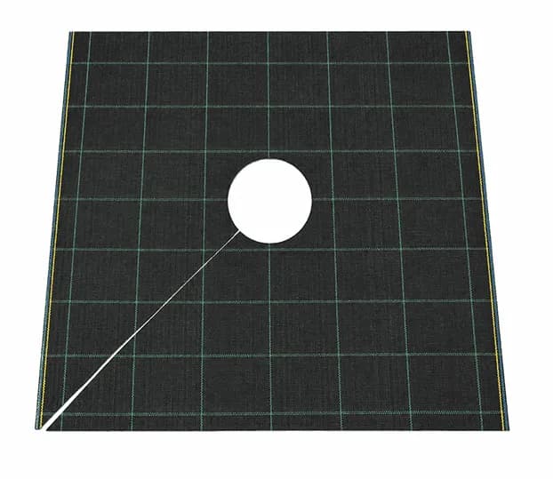 Radhe Agri 110 GSM Weed Mat 1x1 Meter For Agriculture, Nursery, Garden Use - Image 1