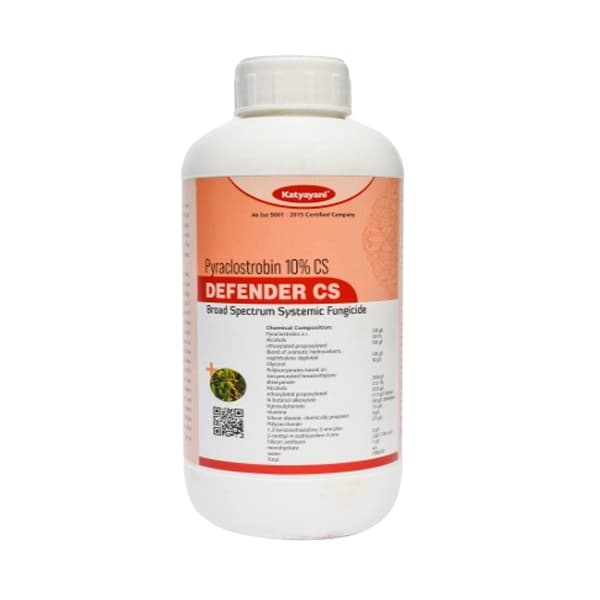 Katyayani Defender CS Pyraclostrobin 10% CS Fungicide, Effective Crop Disease Management Solution