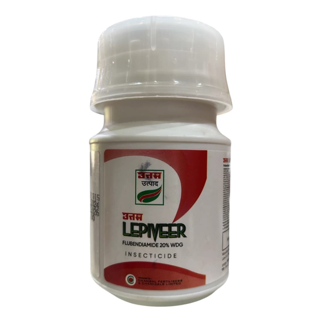 Uttam Lepiveer Flubendiamide 20% WDG Insecticide, Effective Control For Caterpillar And Lepidopteran Pests