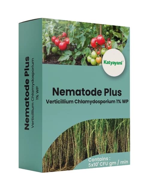 Katyayani Nemotode Plus Verticillium Chlamydosporium 1% WP, Biological Control Agent For Effective Nematode Management - Image 1