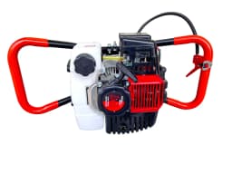 Double Wolf 52CC 2 Stroke (Single Handle) Petrol Engine Earth Auger, Ideal For Small To Medium-Scale Agricultural And Landscaping Tasks. 1