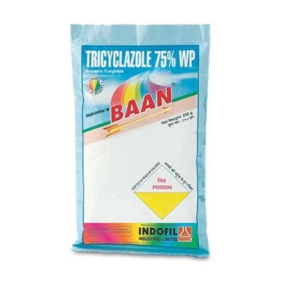 Indofil Baan Tricyclazole 75% WP Systemic Fungicide, Effective For Rice Crop Blast - Image 1