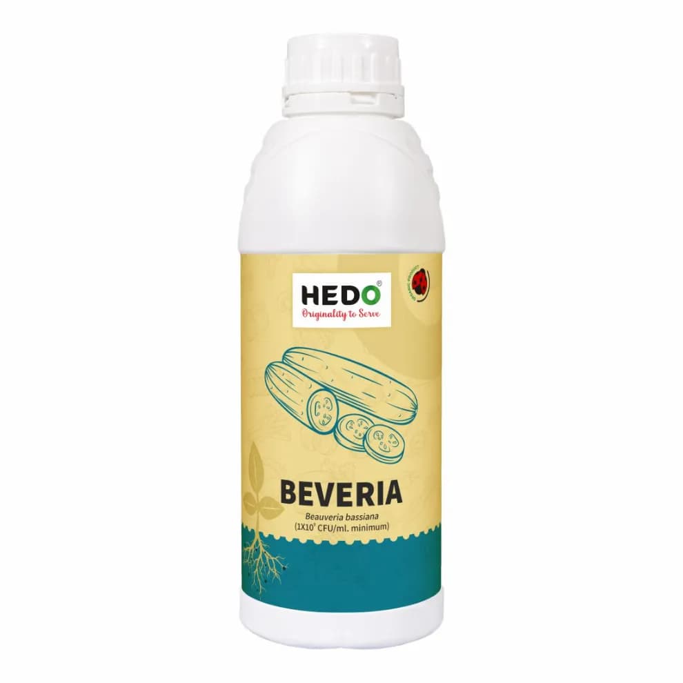HEDO Beveria (Beauveria Bassiana) Liquid Bio Pesticide, Controls Sucking Pests, Grubs, Termites, And Bollworms Effectively - Image 1