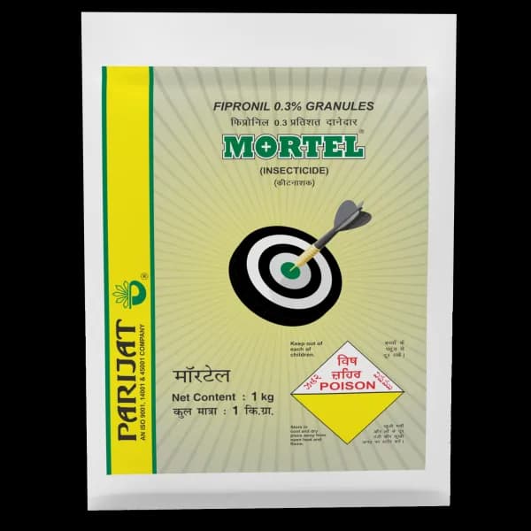Parijat Mortel Fipronil 0.3% GR Insecticide, Broad-Spectrum And Systemic Insecticide, Use For Rice, Sugarcane and Wheat - Image 1