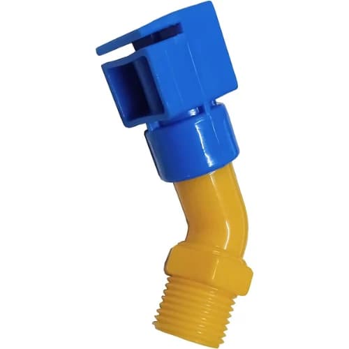 Vasudha Irrigation Solar Sprinkler For Solar Panel Cleaning, L-Type, Yellow Color - Image 1