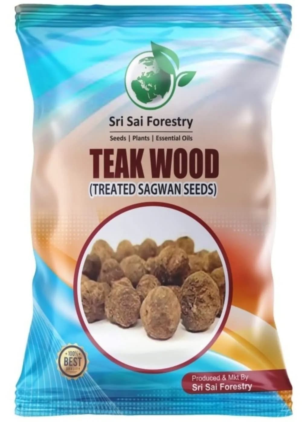 SRI SAI FORESTRY - Teak wood seeds (Sagwan) Tree Seeds, Excellent For Germination