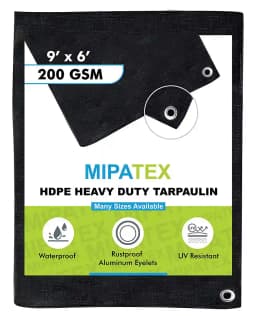 Mipatex Tarpaulin 200 GSM Waterproof Plastic Cover, Best And Multipurpose Use. 13