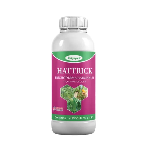 Katyayani Hattrick Trichoderma Harzianum Liquid Bio Fungicide, Advanced Disease Control For Robust Plant Health - Image 1