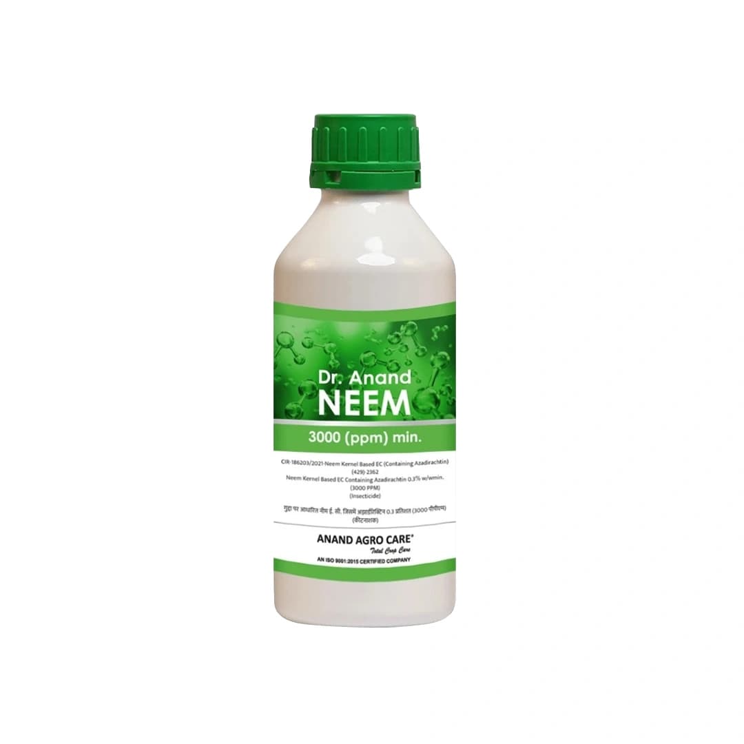 Dr. Anand Neem, 3000 PPM Neem Oil, Use To Improve Resistance In Plants , Useful For all Crops Plain Neem oil  - Image 1