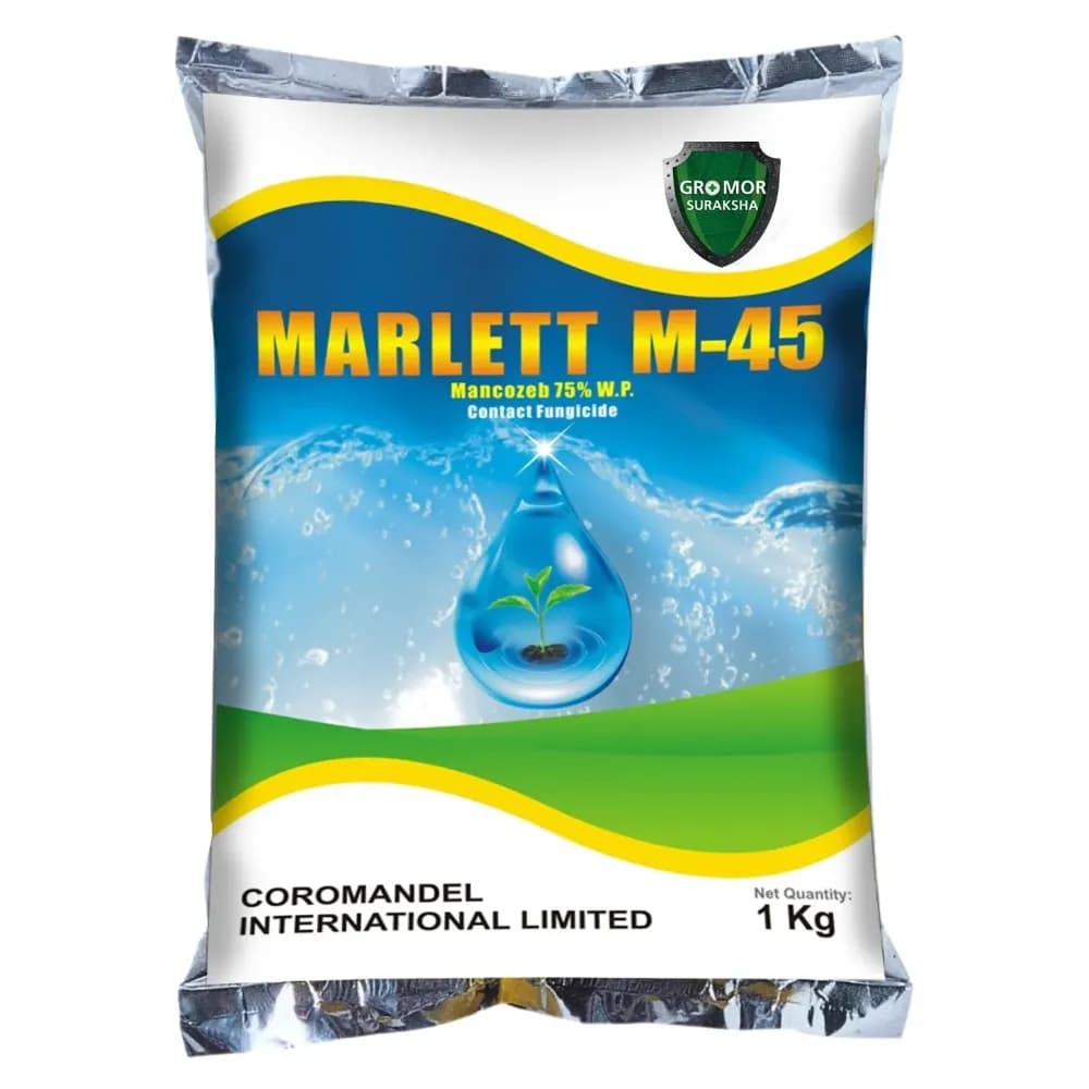 Coromandel MARLETT M-45 Mancozeb 75% WP Fungicide, Effective Control Wide Range Of Fungal Diseases Across Multiple Crops - Image 1