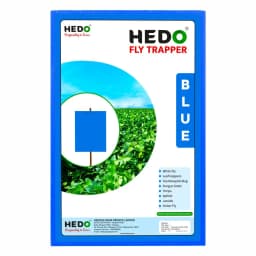 HEDO Eco A4 Size Blue Sticky Trap For Thrips, Aphids, Jassids & All Harmful Flying Insects, Best For Organic Vegetable And Fruits Farming Pest Control 1