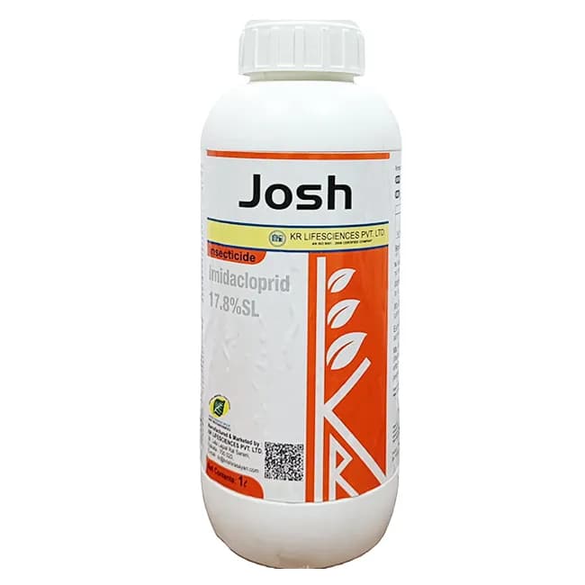Krishi Rasayan Josh Imidacloprid 17.8% SL Insecticide, Effective Sucking Pest Control In Crops - Image 1