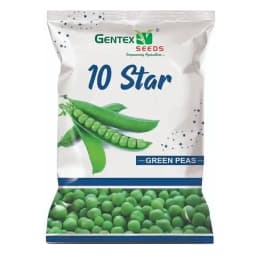 Gentex 10 Star Green Peas Seeds, Mattar Ke Beej, Lila Vatana Na Bee, High Yield Potential 1