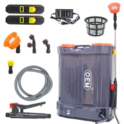 OEM Battery Sprayer With 12V x 10A Battery (18 L Capacity), Copper High Pressure Motor, 4 Free Nozzles Powerful Agricultural Sprayer 1