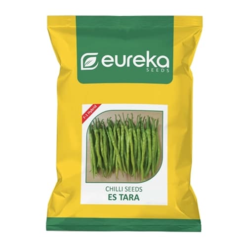 Eureka ES TARA F1 Hybrid Chilli Seeds, High Yield, Glossy Light Fruits, Suitable For Fresh And Dry Uses - Image 1