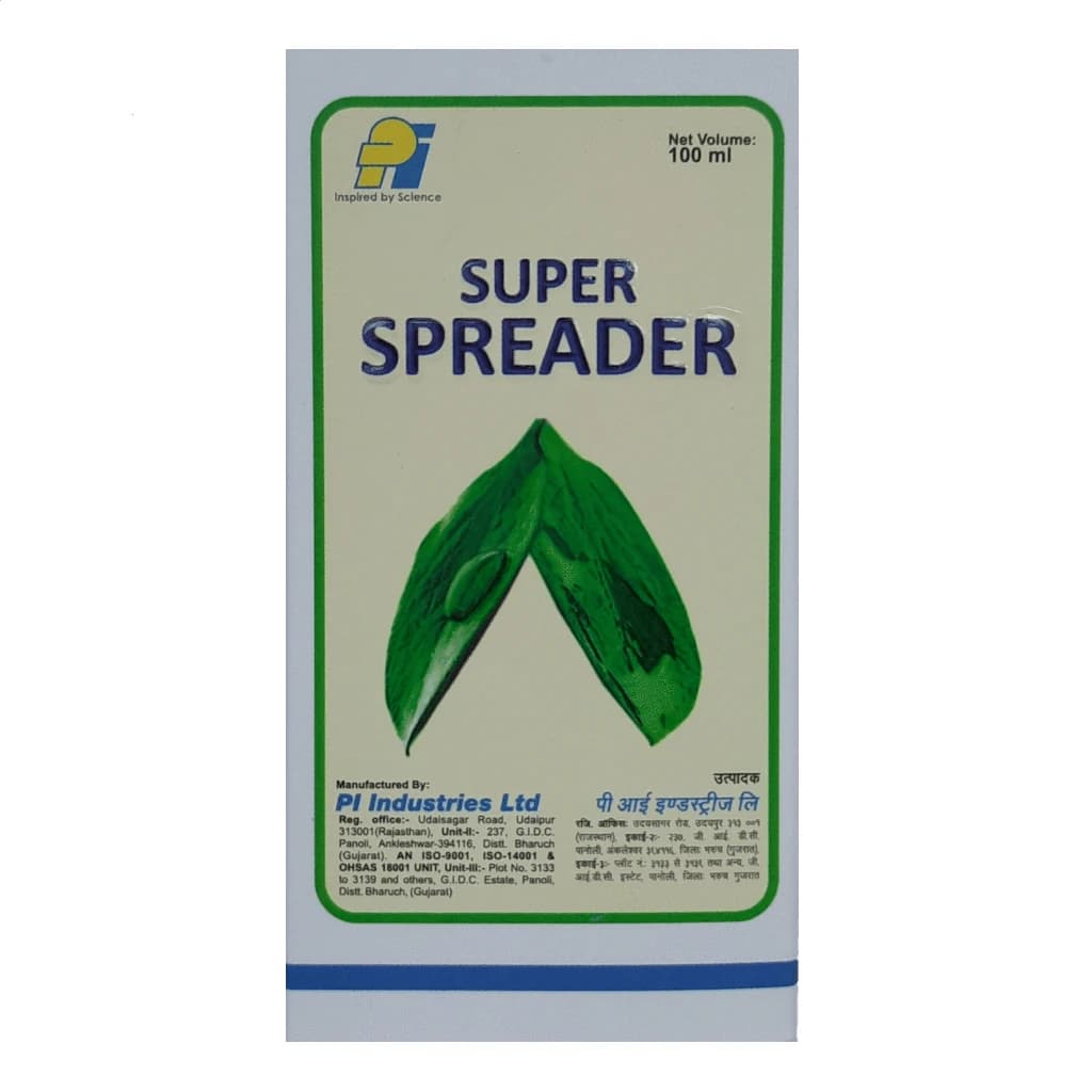 PI Super Spreader Non-Ionic Silicon Based Adjuvant For Better Spray Coverage And Rain Fastness For All Crops - Image 1