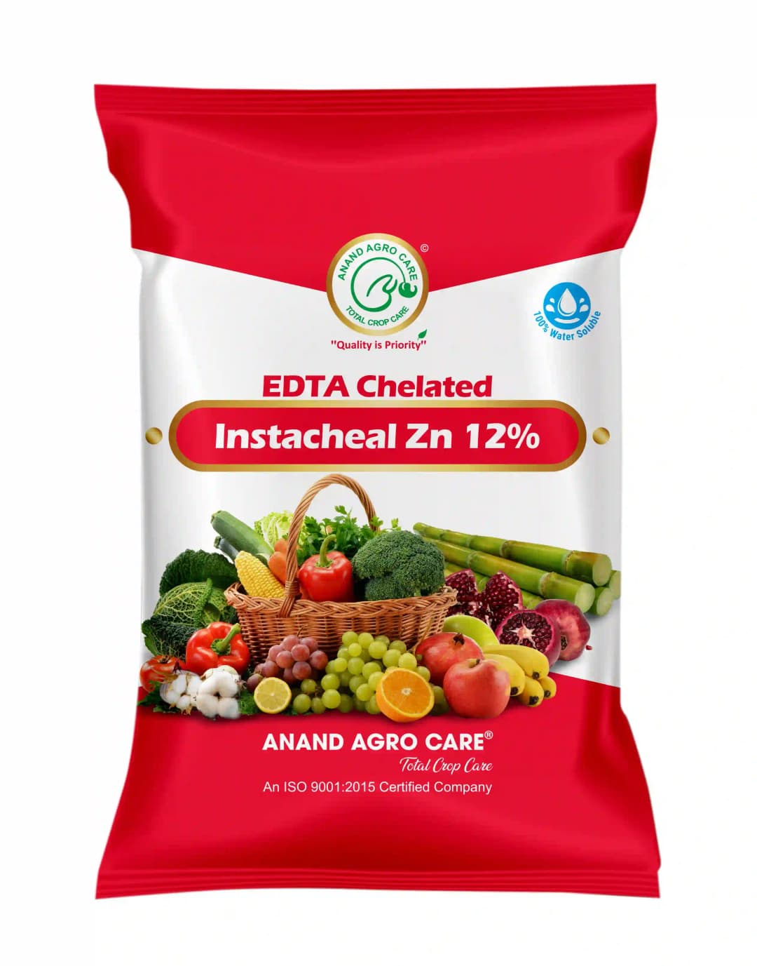 इंस्टाचियल जेएन 12% ईडीटीए चीलेटेड जिंक 12%, चीलेटेड जिंक माइक्रोन्यूट्रिएंट पाउडर फॉर्म।