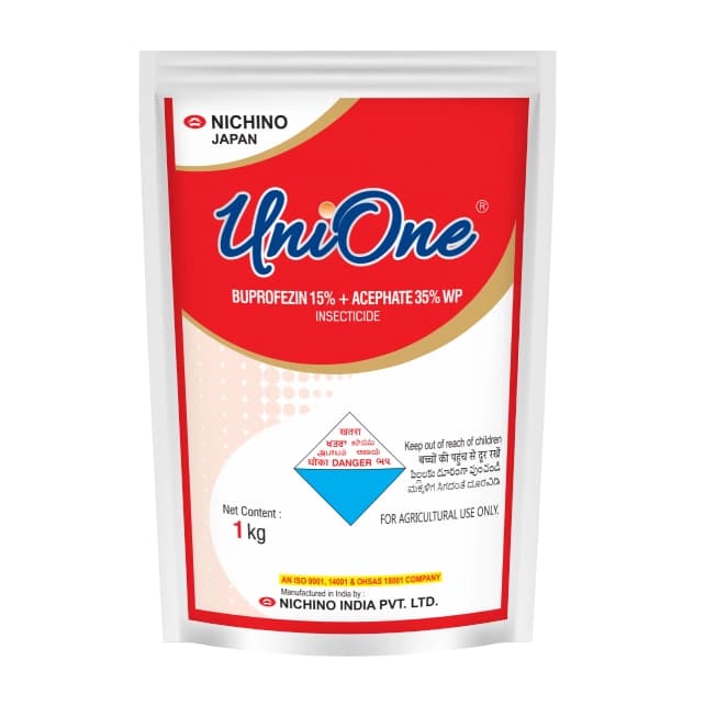 Nichino UniOne Buprofezin 15% + Acephate 35% WP Insecticide, Effective For Sucking Pest Management In Crop - Image 1