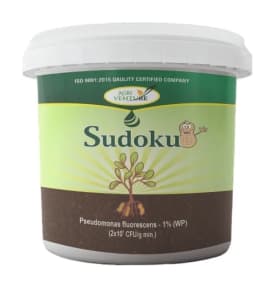Agriventure Sudoku (Pseudomonas Flurescens 1% Wp) Promote Plant Growth And Health By Suppressing Soil Borne Diseases 1