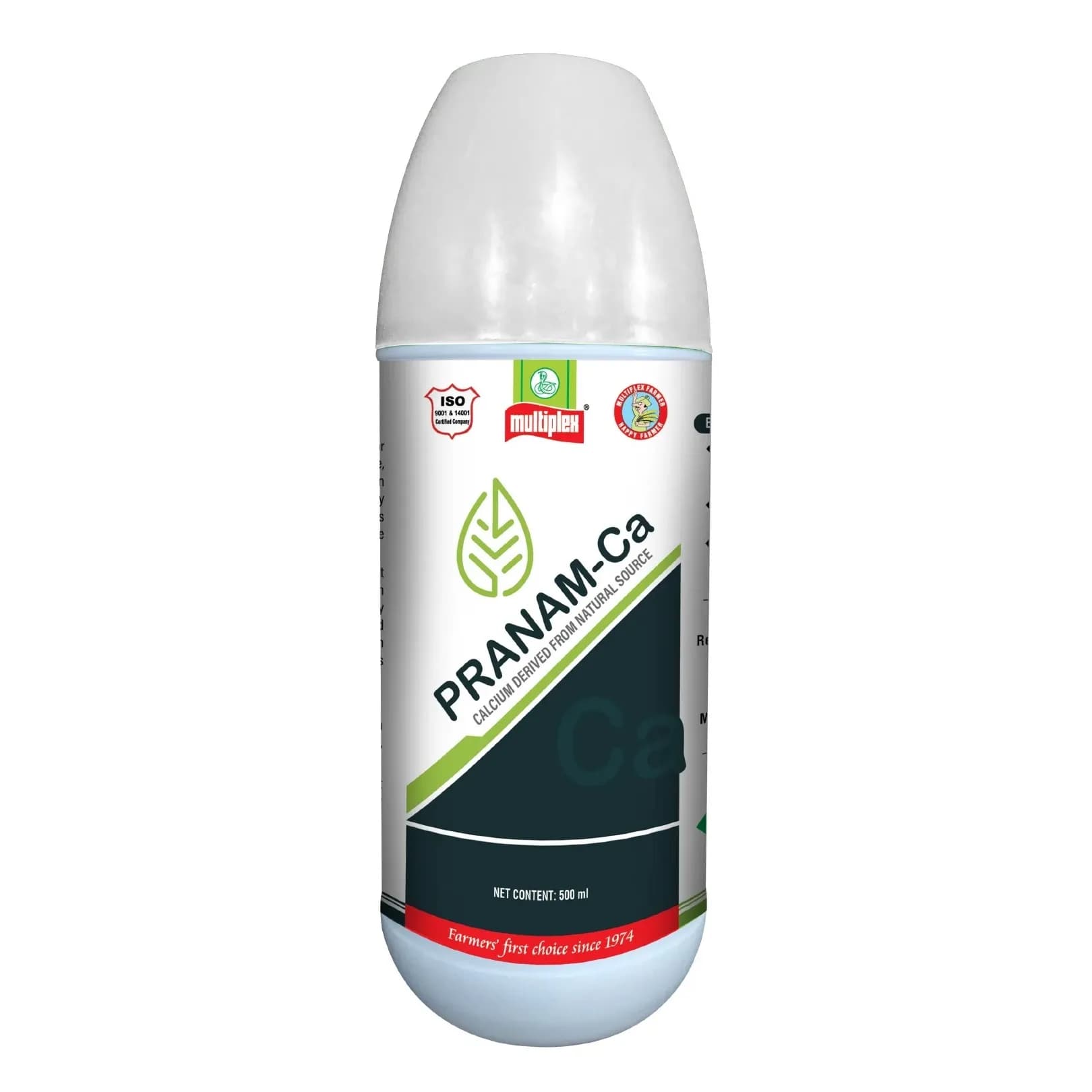 Multiplex Pranam-Ca Calcium 15% Liquid, Plant Nutrition, Soil Health, Stronger Plants And Higher Yield - Image 1