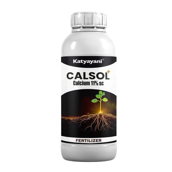 Katyayani CALSOL+ Calcium 11% SC Liquid Fertilizer For Fruit Set And Growth Better Yield And Quality - Image 1