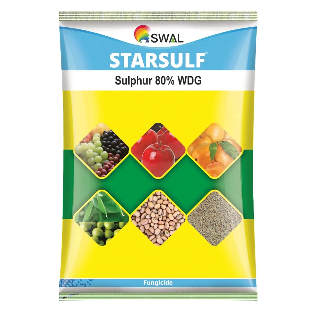 Swal STARSULF Sulphur 80% WG Fungicide, Effective Disease Management In Crops - Image 1