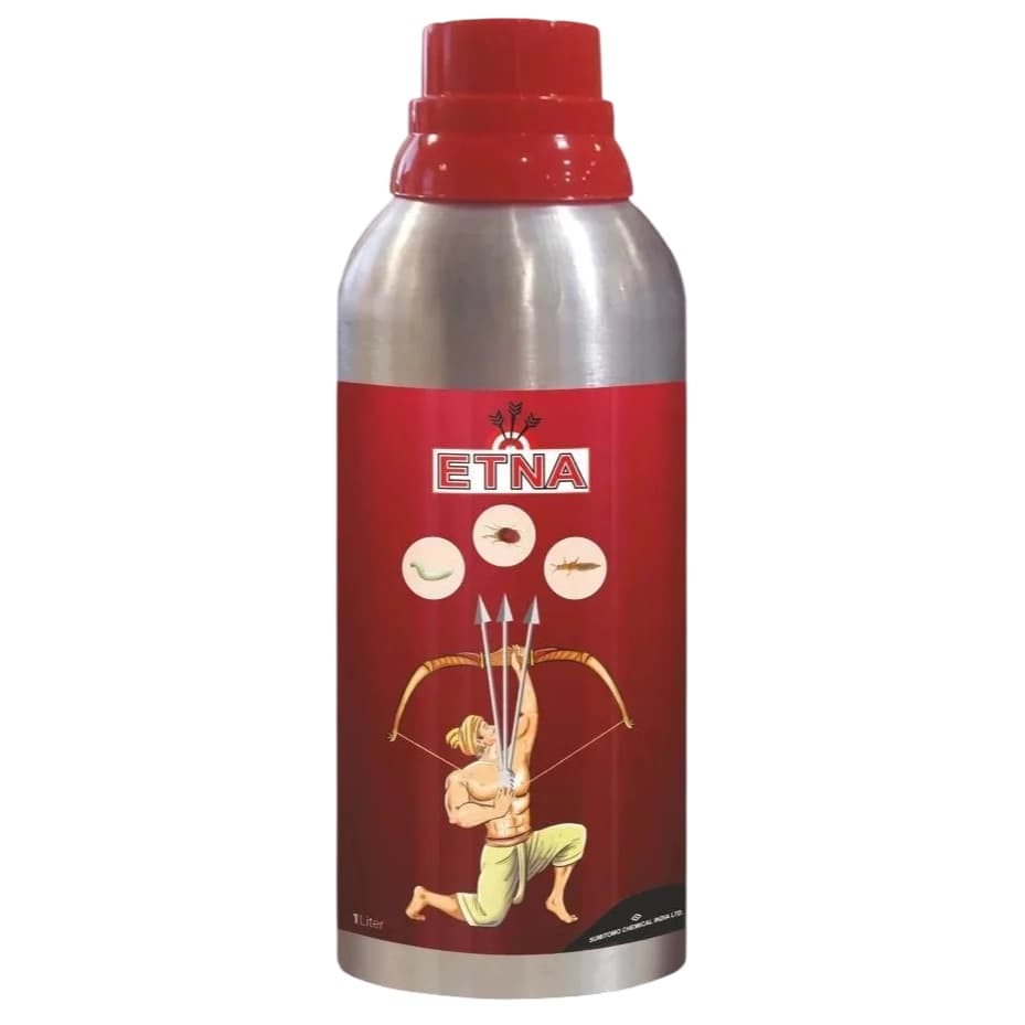 Excel Sumitomo ETNA Profenofos 40% + Fenpyroximate 2.5% EC Insecticide, Effective Against Thrips, Mites, And Other Harmful Insect Pests.