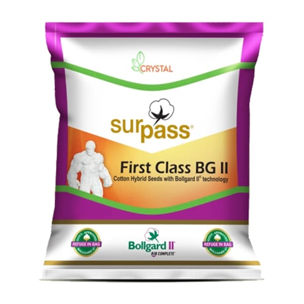 Crystal Crop First Class BG II Hybrid Cotton Seeds, Easy for Picking (475 Gm) - Image 1