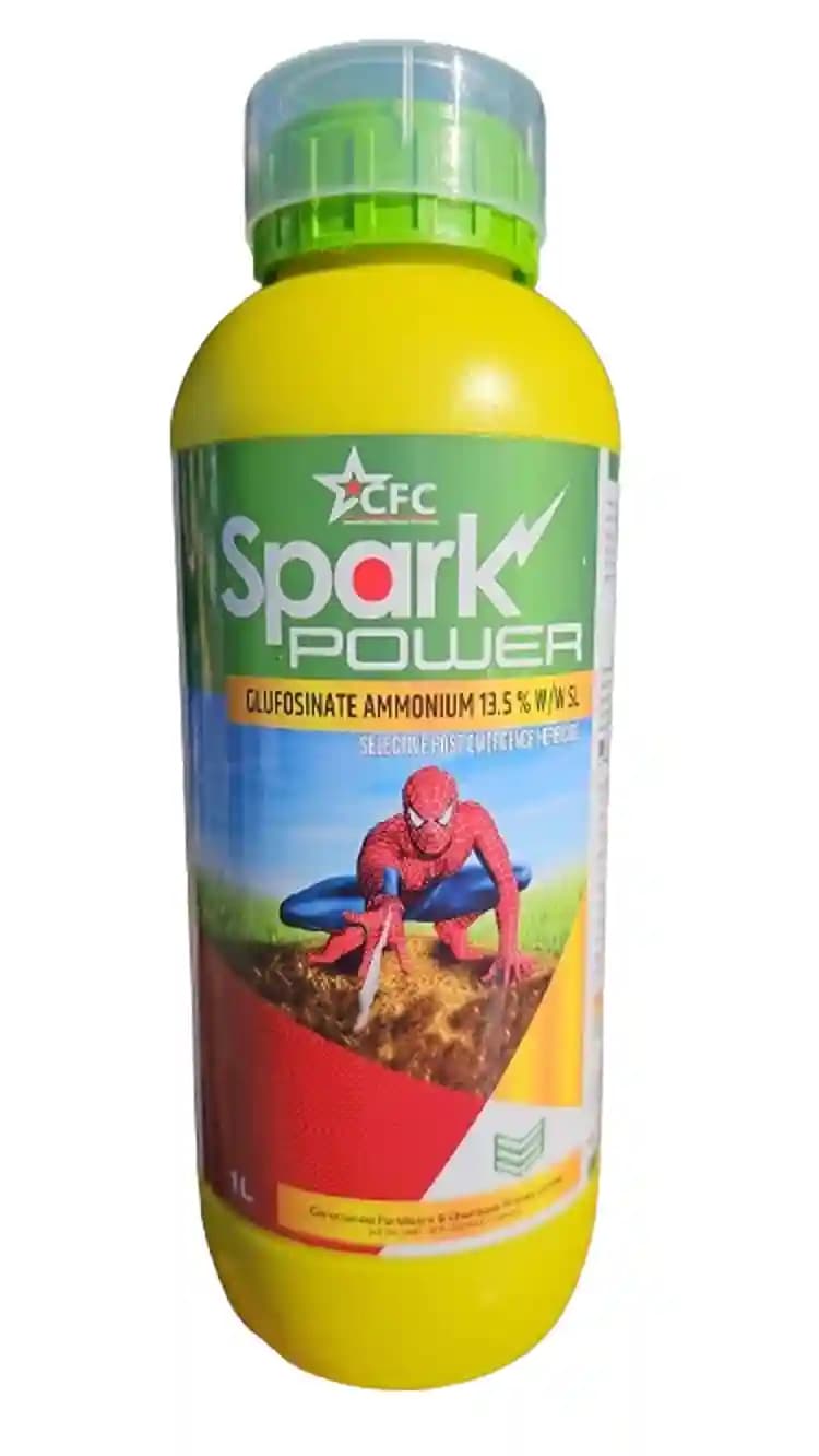 Coromandel Spark Power Glufosinate Ammonium 13.5% SL Herbicide, Effective on Weed Control to a Wide Range of Crops - Image 1