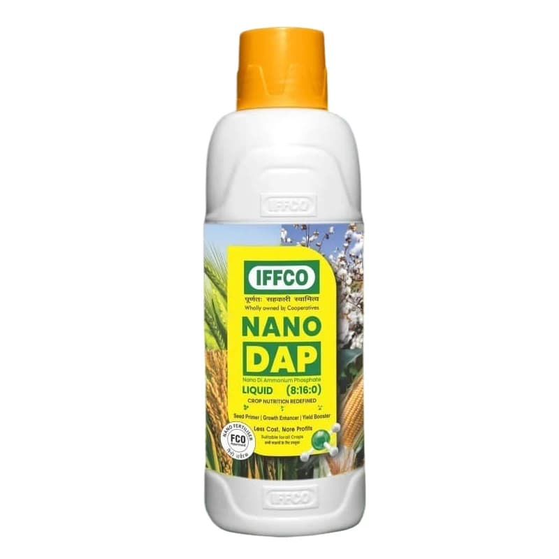 IFFCO NANO DAP Fertilizer, Nitrogen And Phosphorus Deficiency Correction In Crops - Image 1