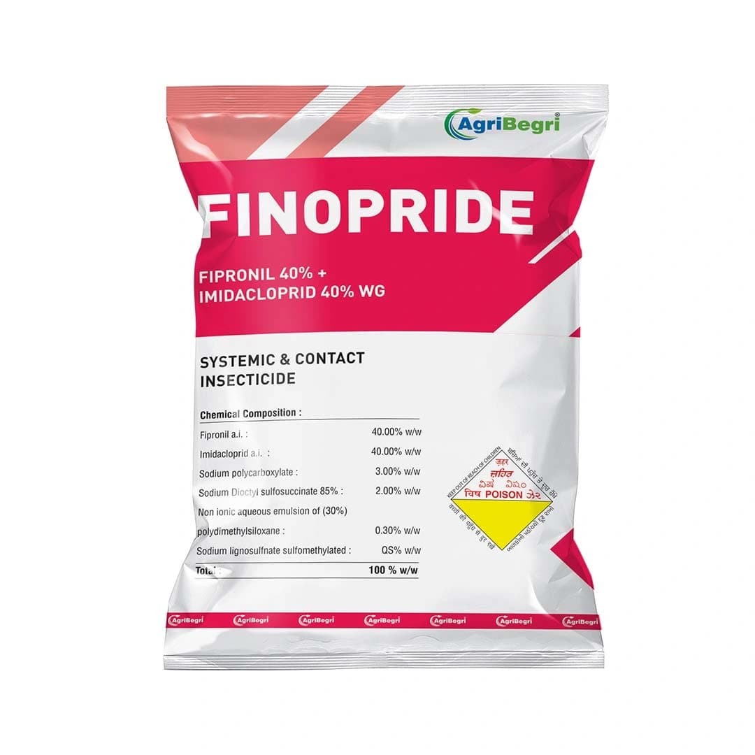 Finopride - Fipronil 40% + Imidacloprid 40% WG Unique Insecticide, Control White Grub and Sucking Pests