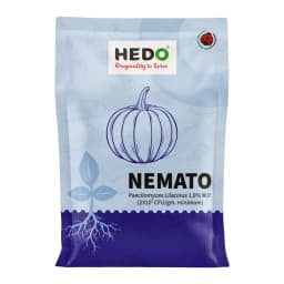 HEDO Nemato (Paecilomyces Lilacinus 1.0% WP) Bio Pesticide, Effective Against White Grubs And Other Harmful Soil Pathogens 1