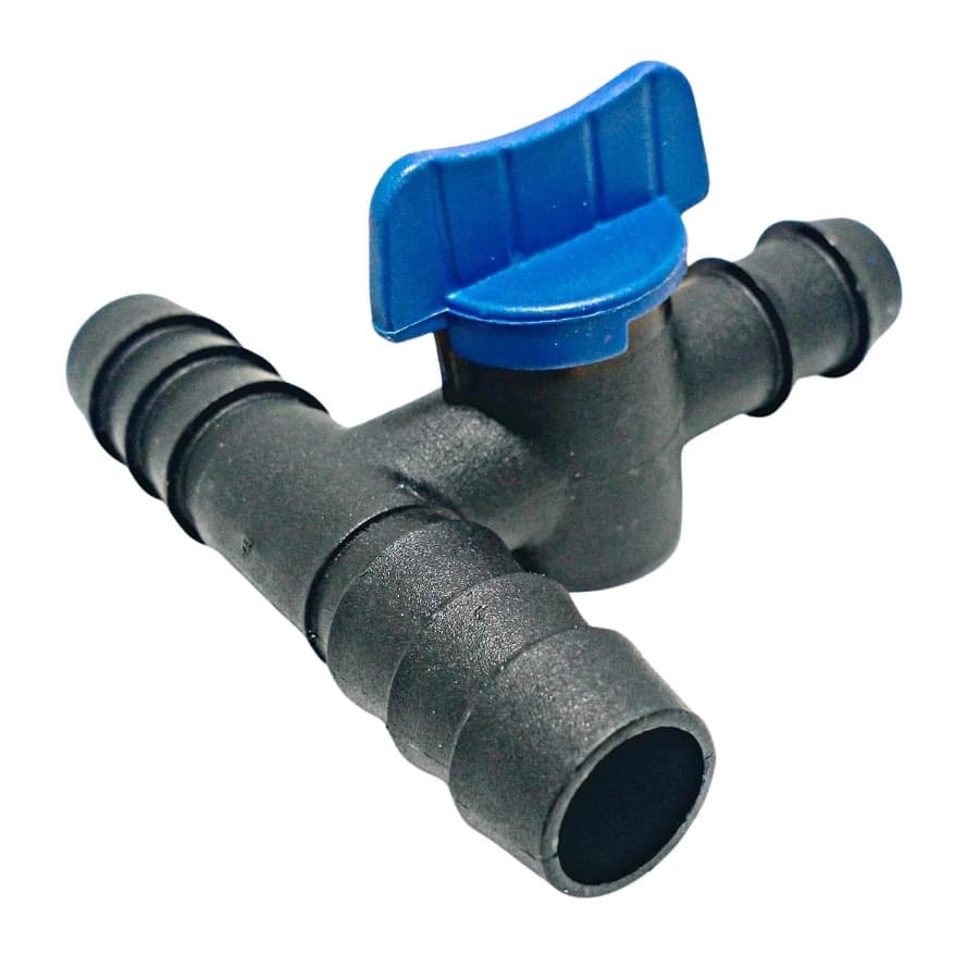 Radhe Agri 16 MM Tee Connector, PVC Material, Tap Cock And Straight Connector - Image 1