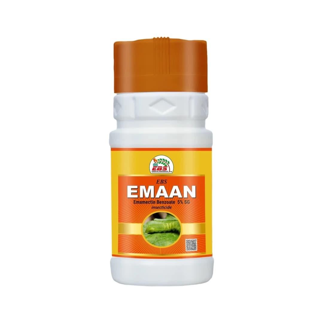 EBS Emaan Emamectin Benzoate 5% SG Insecticide, Controls Fruit And Shoot Borer Thrips, Mites.