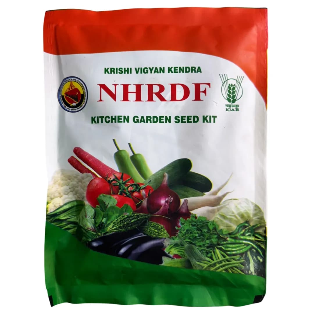 NHRDF Kitchen Garden Seed Kit, Includes 11 Premium Vegetable Seeds For Home Gardening And Healthy Crops