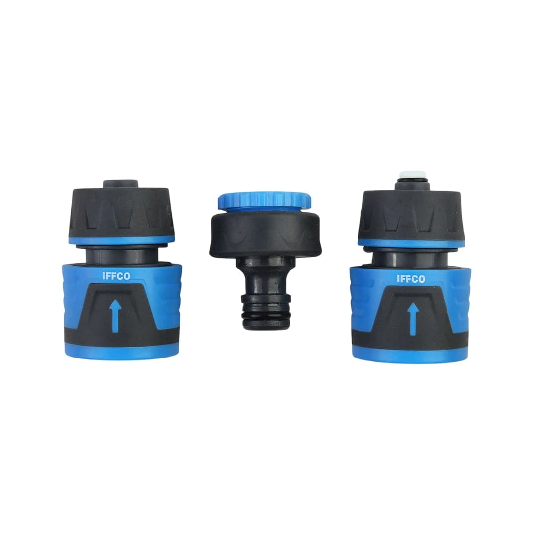 IFFCO Urban Garden Hose Nozzle, Connectors, 8 Spray Patterns, Leak Proof, Rust-Resistant - Image 1
