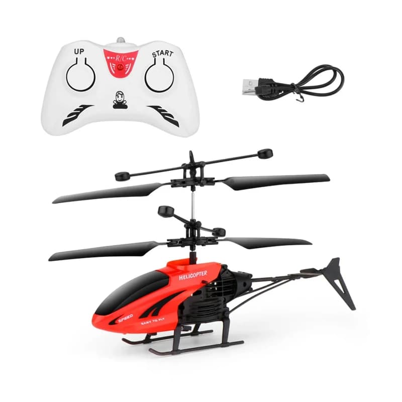 Remote Control Helicopter, RC Helicopter, USB Chargeable Cable For Children (Pack of 1) - Image 1