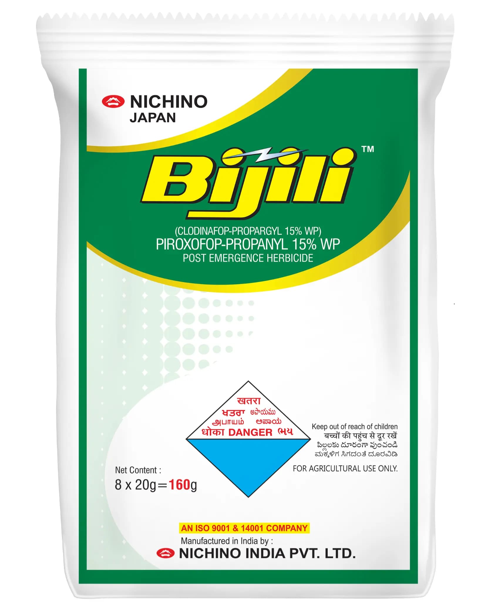 Nichino Bijli Piroxofop Propanyl 15% WP Herbicide, Use For Control Of Grassy Weeds In Wheat - Image 1
