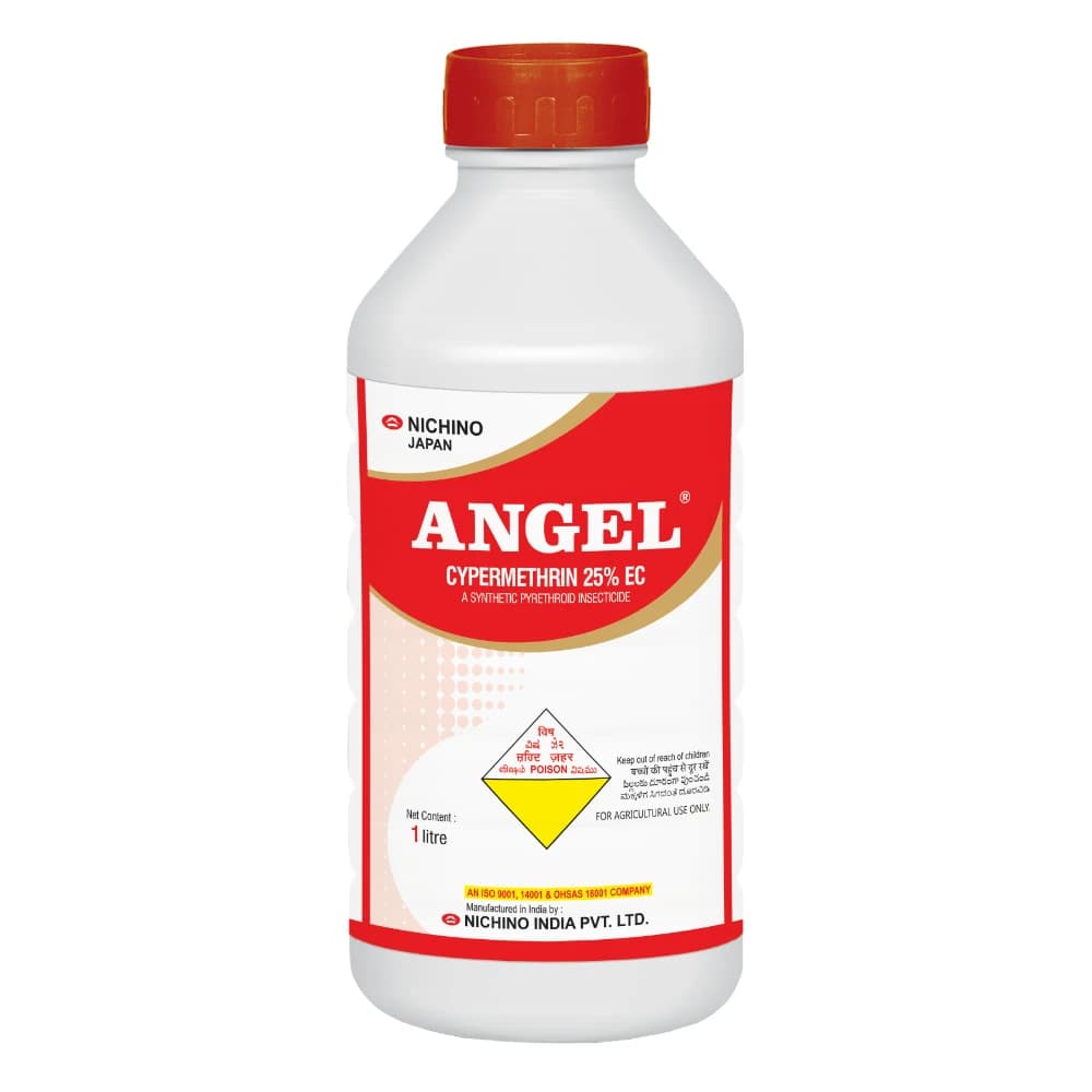 Nichino ANGEL Cypermethrin 25% EC Insecticide, Broad Spectrum, Effective Crop Protection Against Sucking And Biting Pests In Crops - Image 1